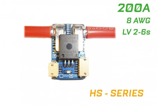 077: HS-200-LV / 2x 15cm 8AWG