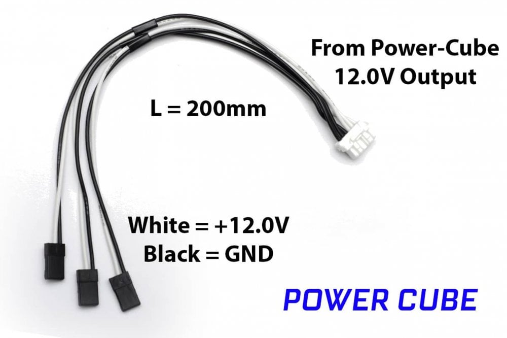 063: Power-Cube / 12.0V output cable – MAUCH Electronic